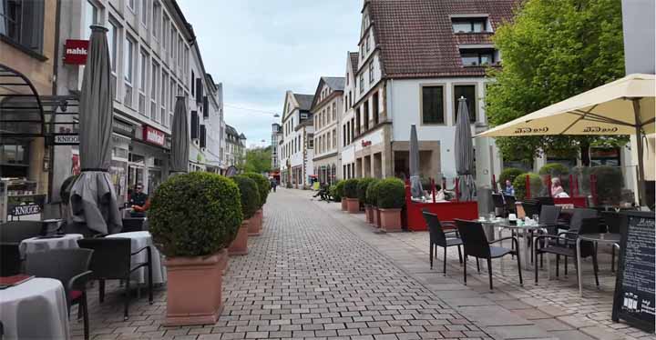 binnenstad van Bielefeld