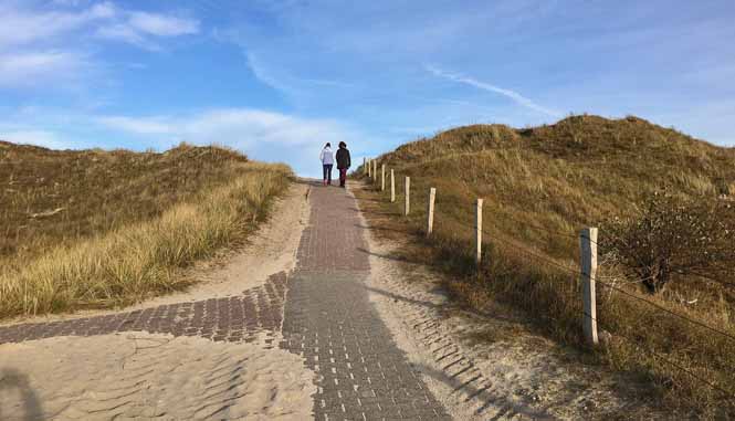 Wandelen en fietsen op Borkum