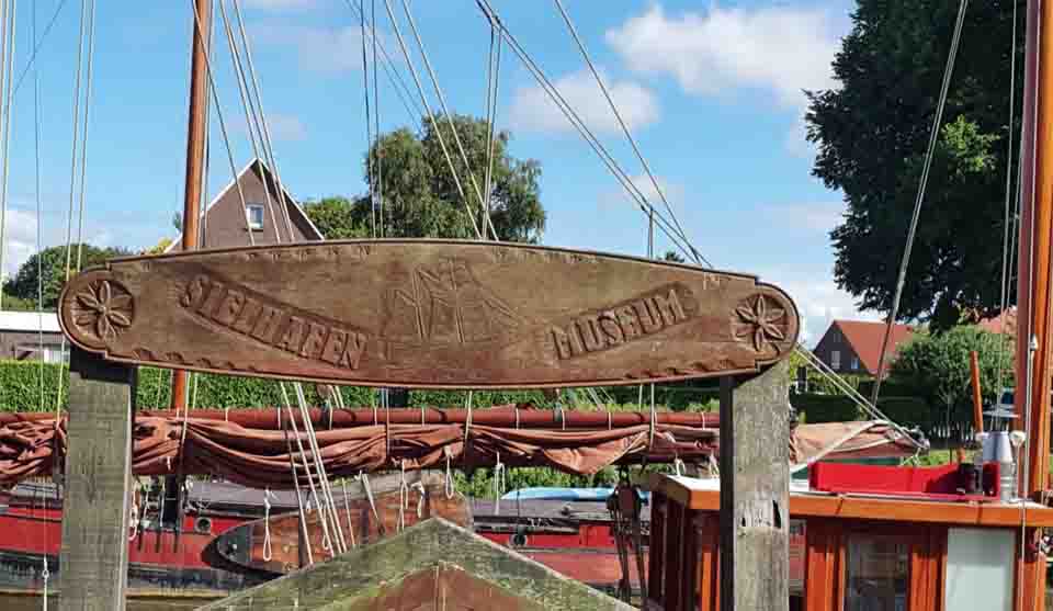 Historische museumhaven van Carolinensiel