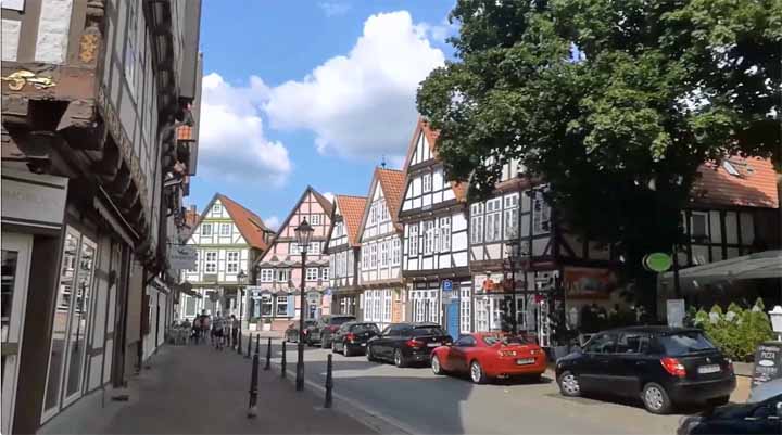 Winkelstraat in Celle