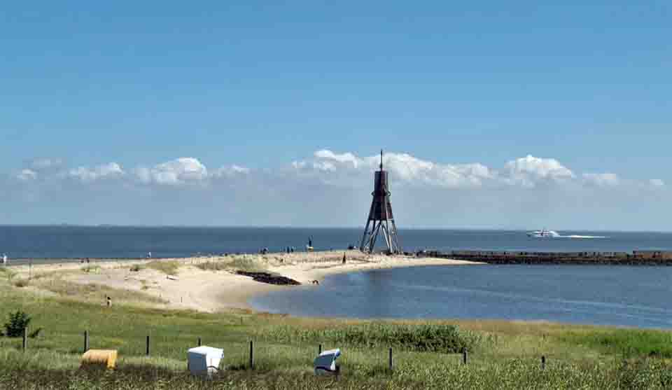 Duitse Waddeneilanden voor de kust van Ostfriesland