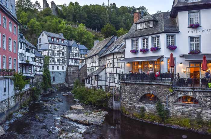 Vakantiegevoel in Duitsland, zoals in het bergstadje Monschau