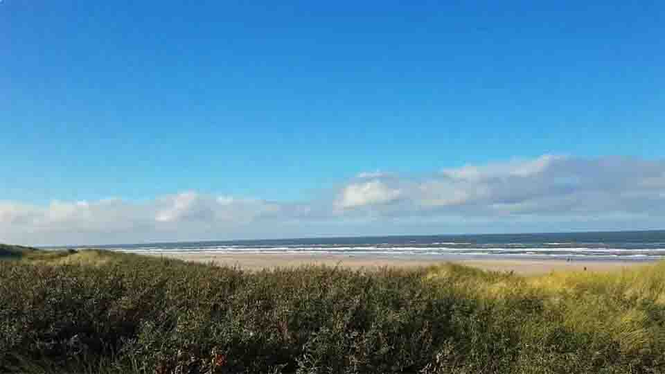 Duinen en strand op Juist