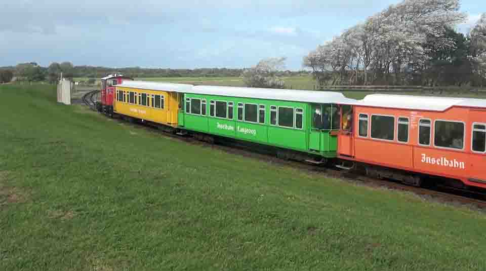 Treintje op Langeoog