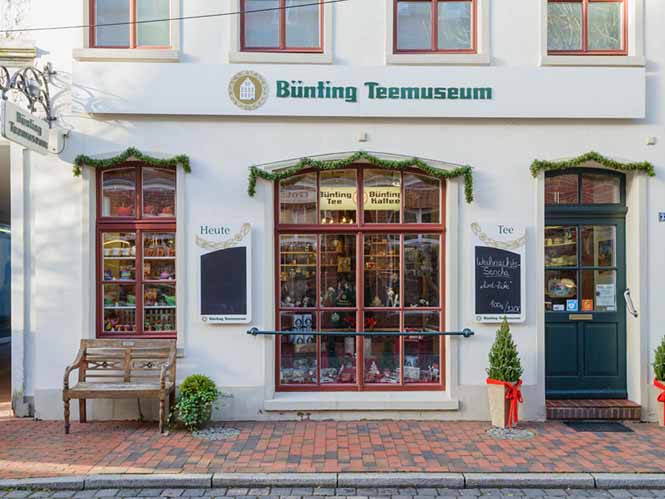 Leer, het Bünting Teemuseum