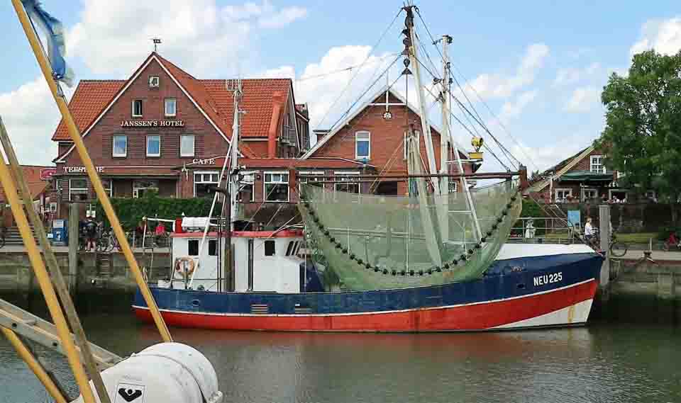 Historische haven  in Ostfriesland