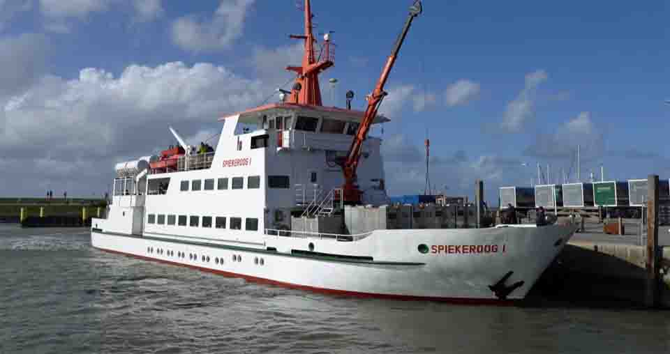 Boot naar Spiekeroog