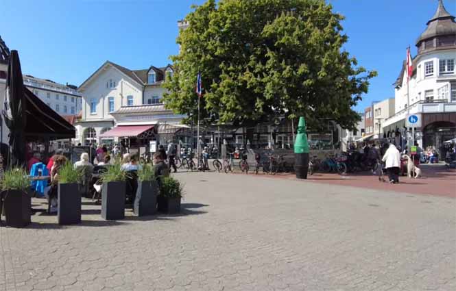 gezellige centrum van Norderney