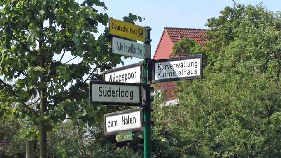Welke kant op in Spiekeroog